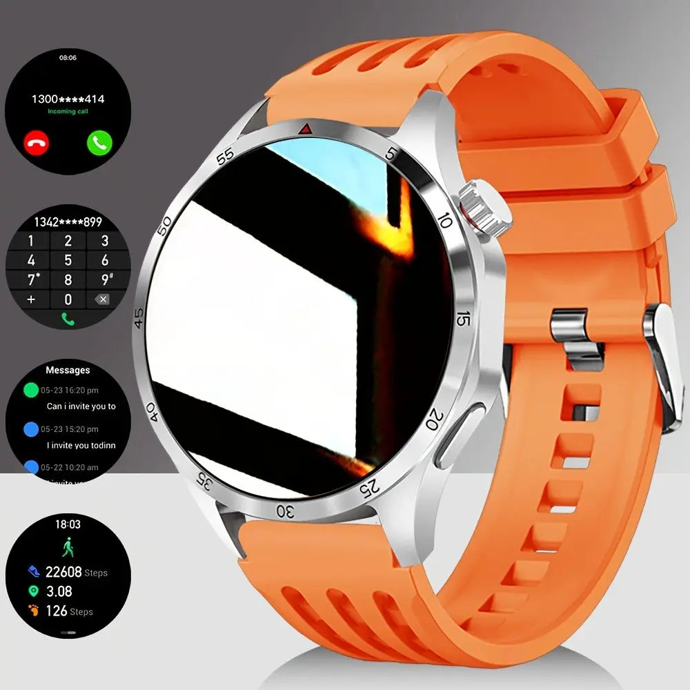 Smartwatch Metal Body Silicone Strap Multiple Watch Faces Wireless Communication Sms Reminder Sports Modes Magnetic USB Charging Digital Smart Watches