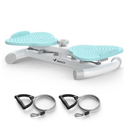 Merach Waist Twist Machine Toned Abs Waist Twister Can Stand with Feet Apart Double Non-Slip No Noise Use Exercise Equipment Abdominal Roller Workout